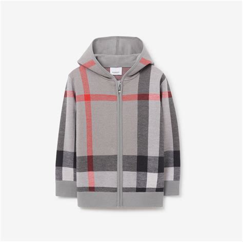 burberry vintage check lined zip-front hoodie|heavy weight hoodie Burberry.